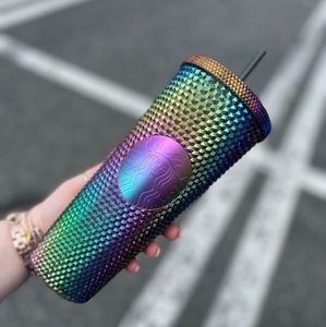 Starbucks New Release Fall 2023 Studded Oil Slick Tumbler Cup